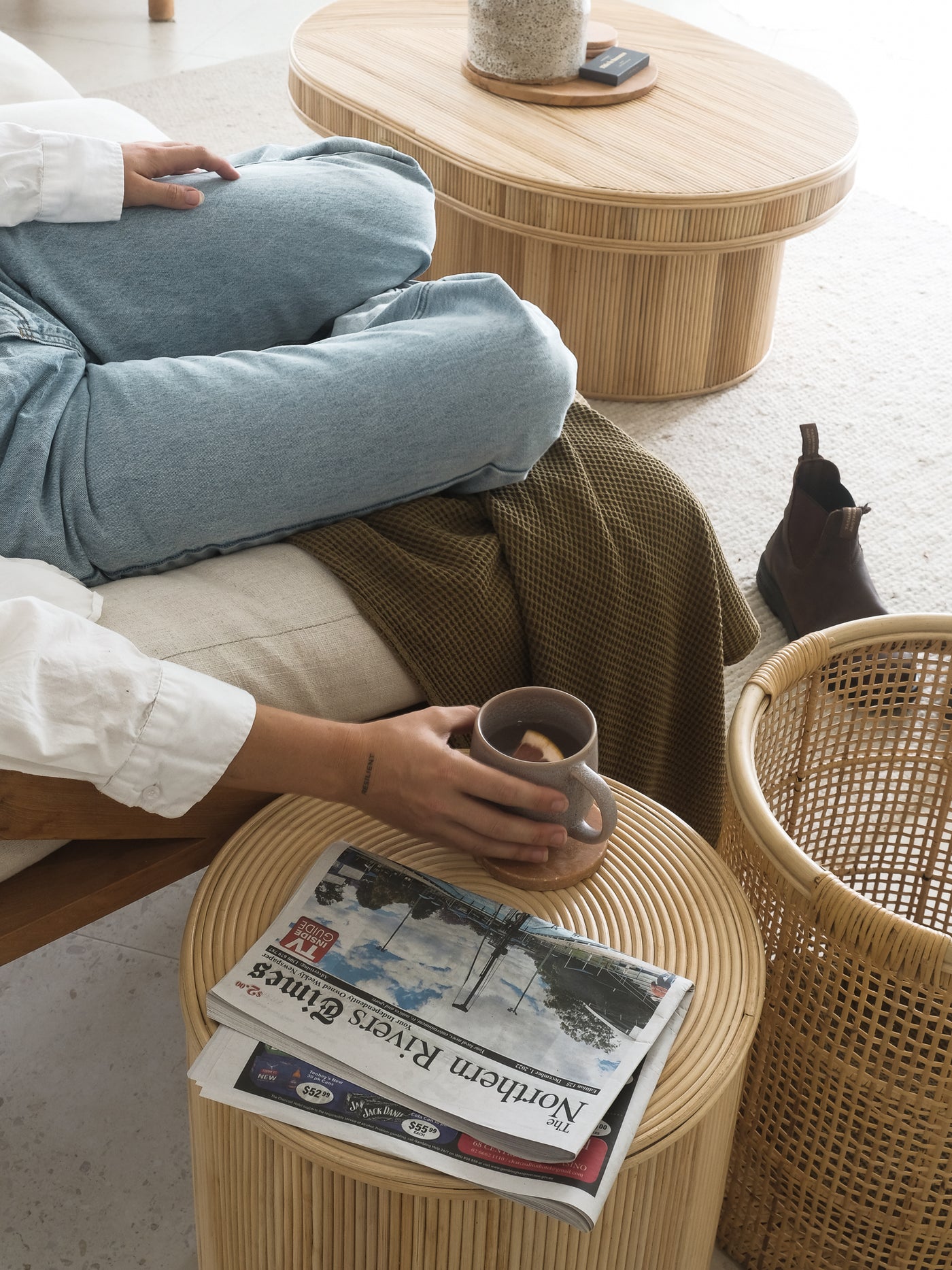 Drift - Side Table + Stool